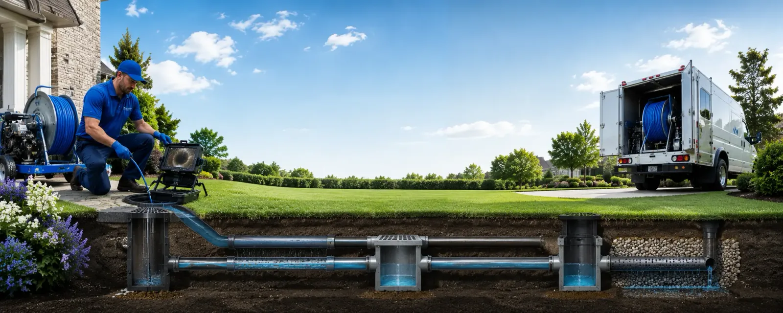 Outdoor drain cleaning information for Iuka, KS